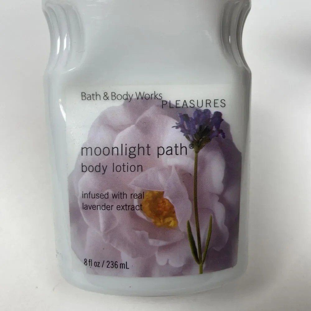 Vintage Bath & Body Works Moonlight Path Spray Shower Gel Lotion Candle Basket